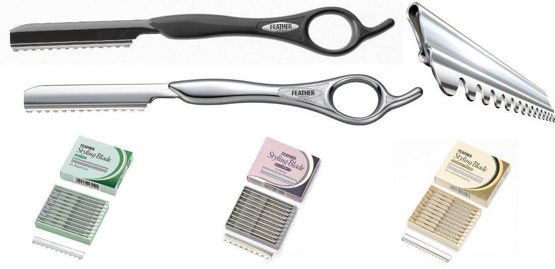 Feather stylingkniv och blad - LottOff Online Shop