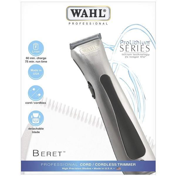 Wahl Beret hårtrimmer silver/svart
