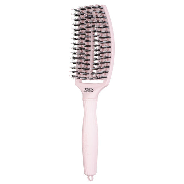 Fingerbrush combo hårborste medium rosa
