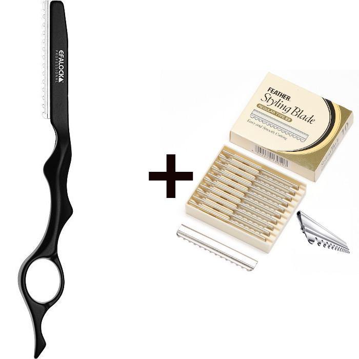 Styling Razor  svart med 10 st blad