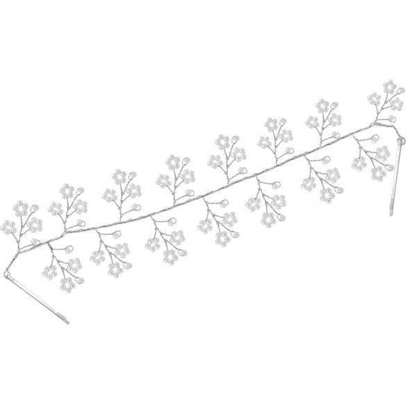 Hårdekoration pärlblommor med hårnålar