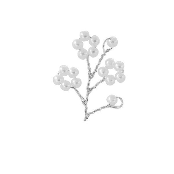Hårdekoration pärlblommor med hårnålar