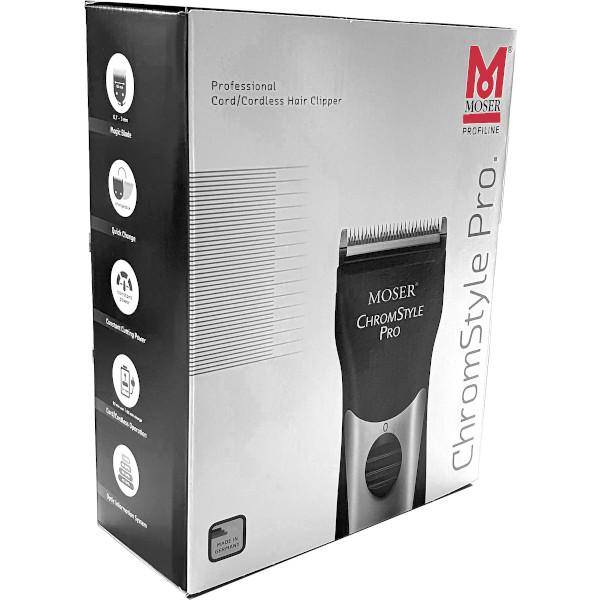 Moser Chromestyle Pro svart klippmaskin